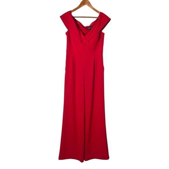 XSCAPE Off-The-Shoulder Sweetheart Jumpsuit - Picture 3 of 11